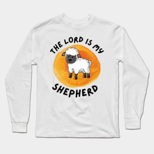 Psalm 23 S Cute Sheep The Lord Is My Shepherd Bible Long Sleeve T-Shirt